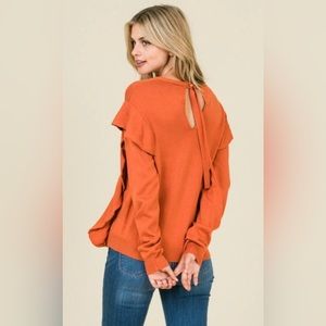 NEW! Fallon Sweater in Orange